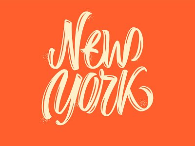 New York Lettering calligraphy design illustration lettering lettering art lettering design typography