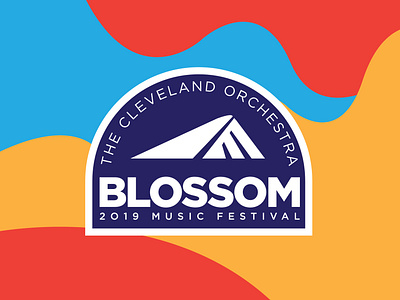 Logo Concept - Blossom Music Festival branding design illustration logo music art
