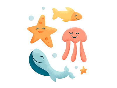 Marine Animals designs, themes, templates and downloadable graphic elements  on Dribbble