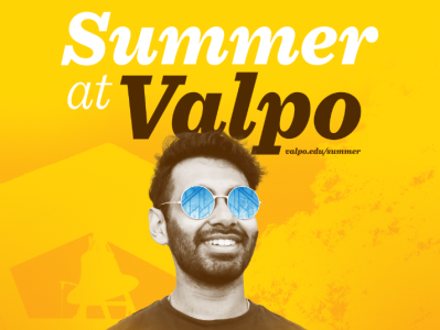 Summer at Valpo collegiate design graphic design photoshop university