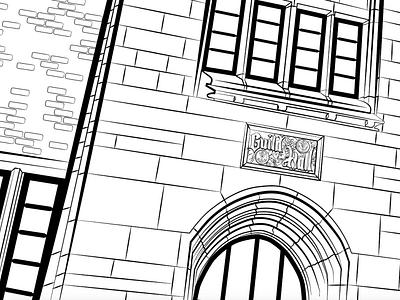 Guild Hall Illustration (detail)