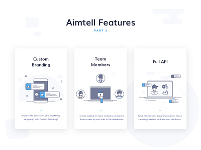 Aimtell - Website Push Notifications Illos, part 2