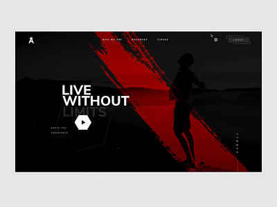 Slider Revolution: Level 9000 brush stroke dark preloader dark theme dark ui dark website grunge landing page language selector light to dark logo intro preloader slider revolution ui urban ux website design wordpress wp