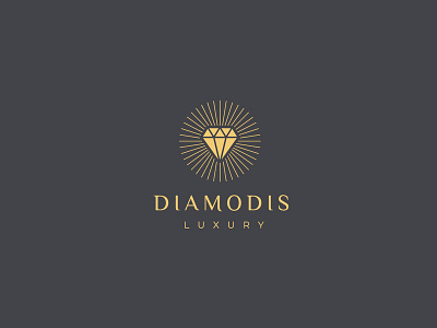 DiamoDis Company / Logo Design branding design diamond diamond logo flat geometric logo graphic design logo logo design luxury brand luxury branding luxury design luxury logo minimal logo minimalist design minimalist logo minimalist logo design modern logo serif font serif logo