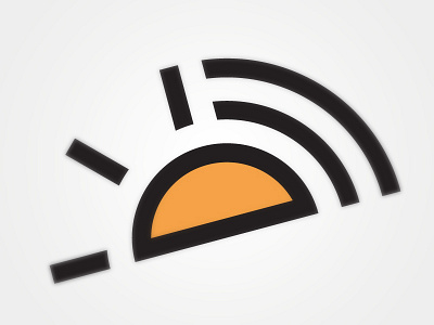 Good Morning FM design icon logo morning radio
