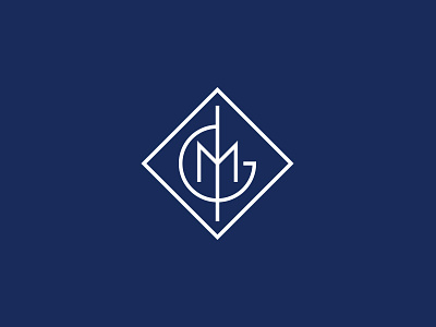 IGM Monogram blue concept initials logo logomark monogram type typography