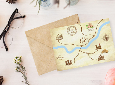 wedding invitation card map getting card invitation card postcard rsvp save the date wedding card wedding design wedding invitation wedding map