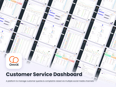 OmniX - Customer Service Dashboard
