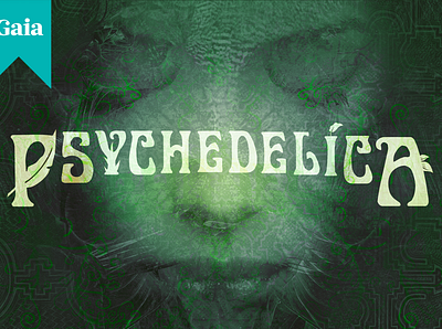 Psychedelica Series Logo / Show Visual ben stewart brand identity custom logo gaia graphic design logo logo design original series psychedelic series art typography