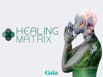 Healing Matrix Series Logo / Show Visual ayurveda brand identity custom logo design holistic logo mindfulness series art