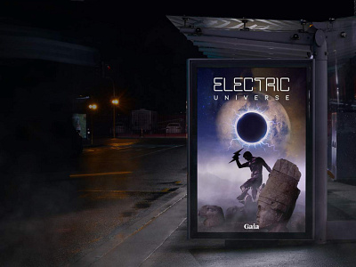 Electric Universe series art visual cinematic poster custom series visual series poster