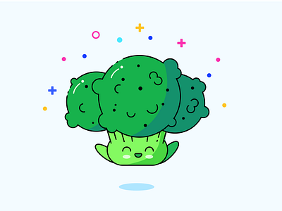 Broccoli ui 吉祥物 向量 品牌 商标 插图 活版印刷 设计