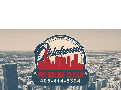 Oklahoma Pressure Clean Logo logo design