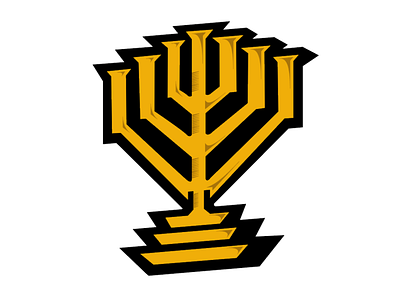 Gold Menorah