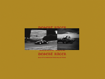 DESERT RACER PART 2 branding design design art graphics typography