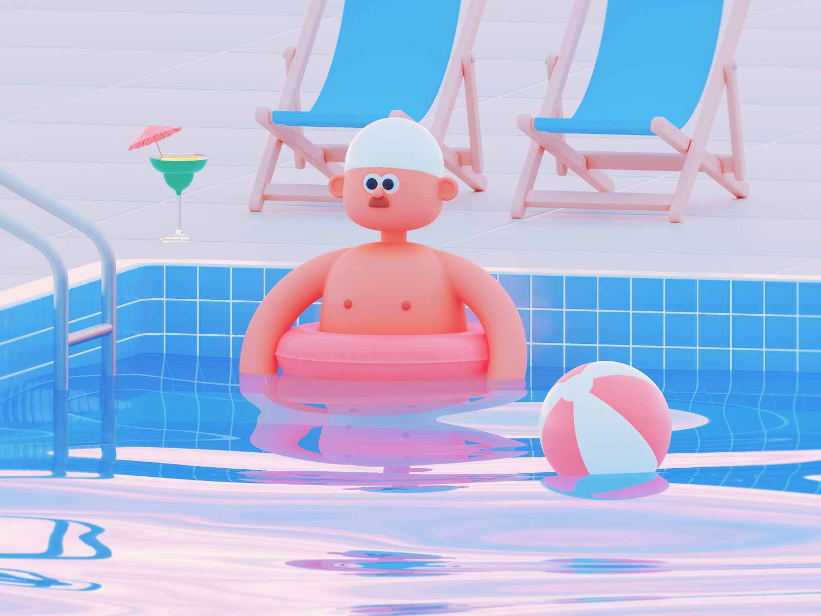 Swimming Pool by Daniel Stewart on Dribbble