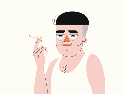 Livin' Lavish illustration smoking vector