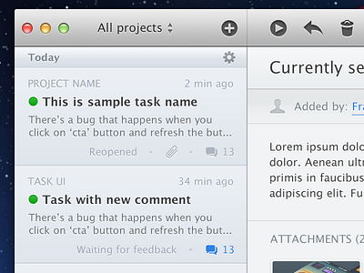 Tasks app listing mac os mac os x sidebar tasks