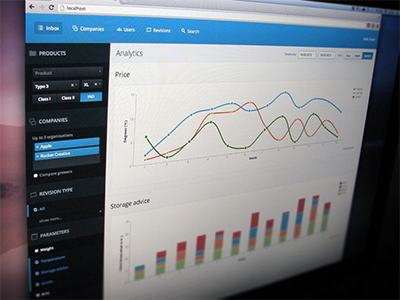 Analytics analytics blue charts dark dropdown layout stats toaster ui