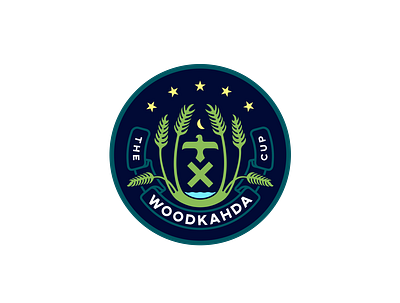 Woodkahda branding branding design design logo logo design patch patch design vector