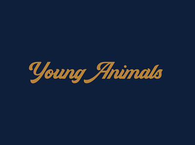 Young Animals animals apparel apparel design branding branding design design fashion fashion brand logo logo design