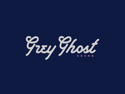 Grey Ghost Sound rebrand branding branding design design illustration logo logo design vector
