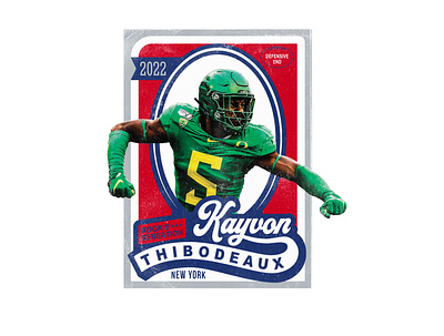 Kayvon Thibodeaux apparel apparel design branding branding design design football logo logo design nfl