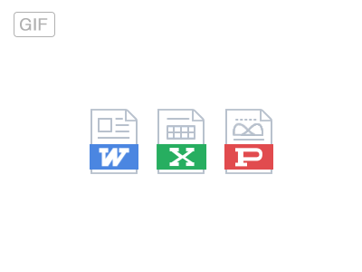 Office Icon Animation