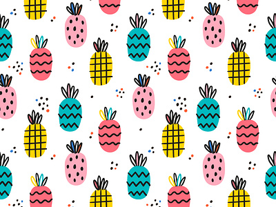 Pineapples pattern.