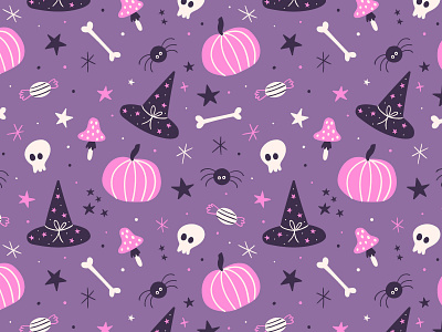 Halloween Seamless Pattern