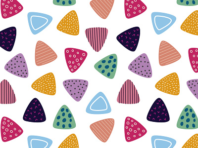 Colorful triangle pattern