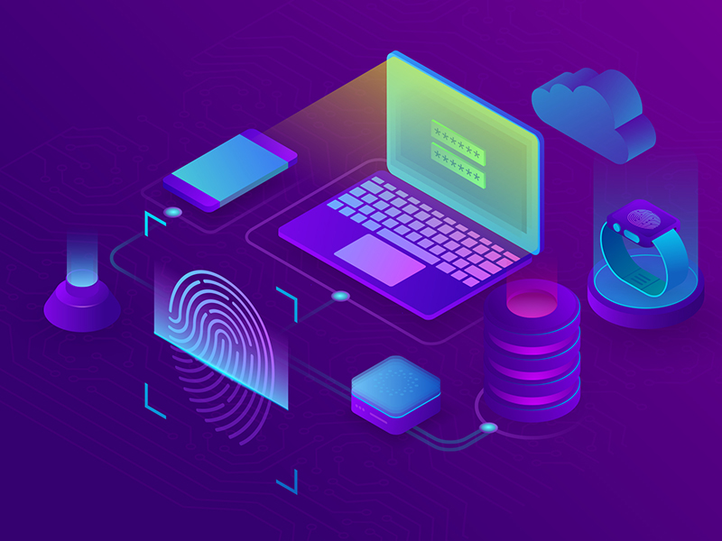 Fingerprint identification by OV on Dribbble