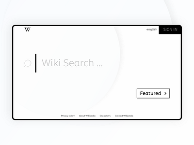Wikipedia Redesign app clean design design art redesign concept ui uidesign ux wikipedia