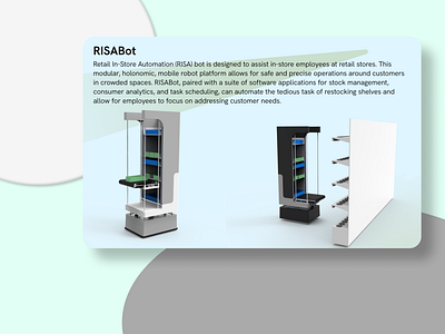 RISABot branding product design robotics