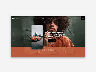 Eidan - App Landing agency animation app landing app presentation modern portfolio qode ui ux website wordpress