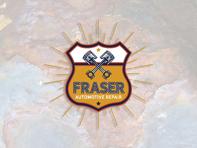 Fraser Automotive Repair Logo adobe illustrator graphic design logo design