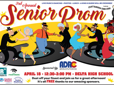 Senior Prom Ad adobe illustrator adobe indesign advertising flyer graphic design