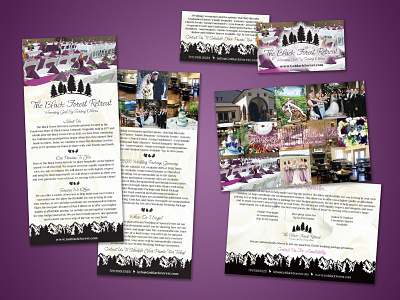 Black Forest Retreat Collateral adobe indesign advertising graphic design print collateral