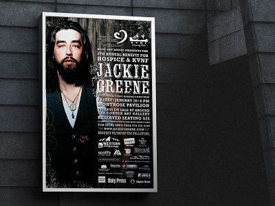 Jackie Greene Concert Poster adobe illustrator adobe indesign advertising graphic design poster
