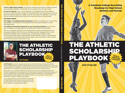 The Athletic Scholarship Playbook Full Cover redesign adobe illustrator adobe indesign graphic graphic design photoshop print collateral
