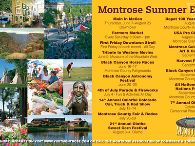 Montrose Assoc. of Commerce & Tourism Summer Event Ad