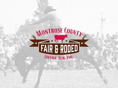 Montrose County Fair & Rodeo Logo adobe illustrator design graphic design logo