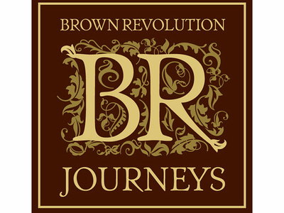 Brown Revolution Journeys logo adobe illustrator graphic design logo