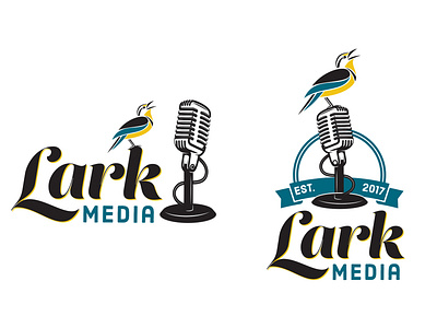 Lark Media Logos adobe illustrator logos