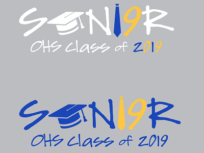 OHS Senior Shirt adobe illustrator graphic design