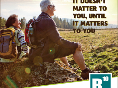 R10 "Matters" Ad advertising graphic design