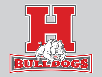 Hotchkiss High School Bulldogs logo, Hotchkiss, CO