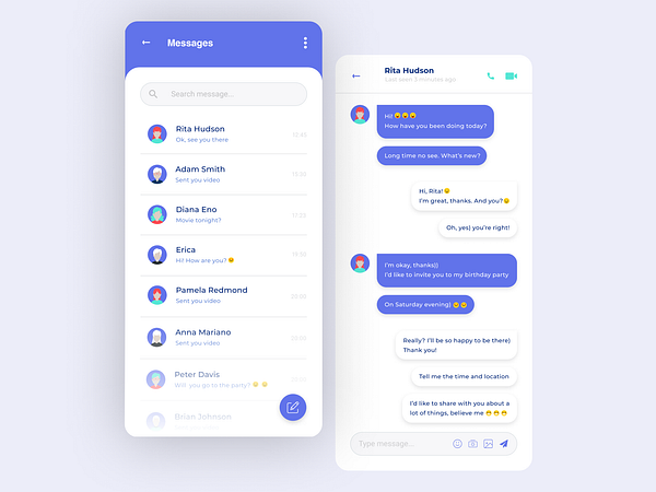 Chatbox UI Design by Anna Avetisyan on Dribbble