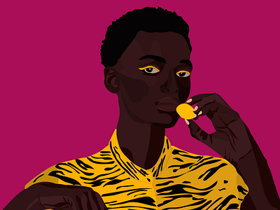African Woman art colors design flat graphic design illustration illustrator minimal vector wacom intuos