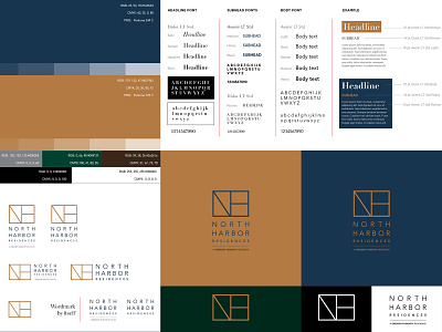 North Harbor Branding branding branding guidelines logo luxury minimal